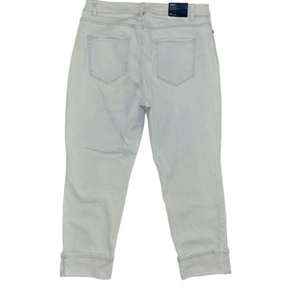 NWT J.Jill High-Rise Cropped Denim Jeans Light Wash Size 10P Petite Comfort - Picture 6 of 13